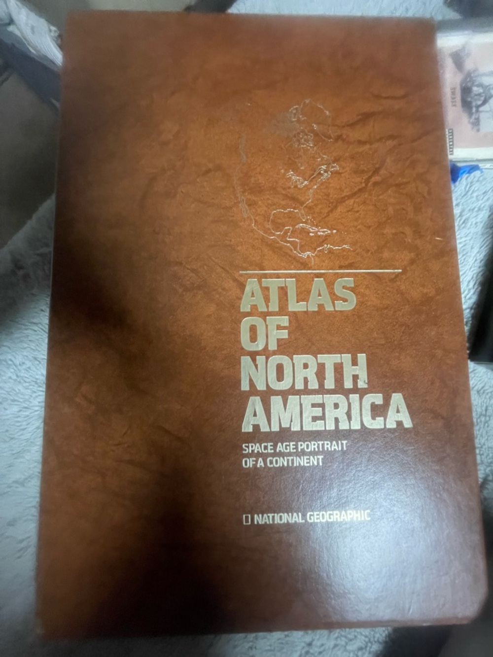 National Geographic Brown Cover "Atlas of North America"